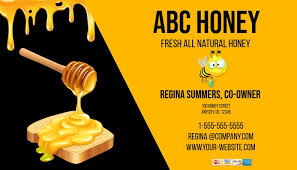 Find & download free graphic resources for business card. Honey Business Card Template Postermywall