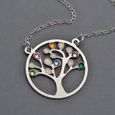 Tree Of Life Necklace Sterling Silver Family Tree Necklace Etsy Family Tree Necklace Tree Necklace Tree Of Life Necklace