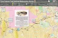 BLM Utah Pony Express National Backcountry Byway Map by Bureau of ...