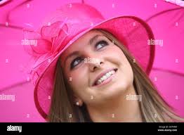 Dublin horse show ladies day hi-res stock photography and images