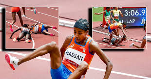 Sifan hassan of the netherlands wins gold in the 5,000 meters. Sifan Hassan Continues To Amaze After Victory Despite Fall I Was Shocked Olympics Netherlands News Live