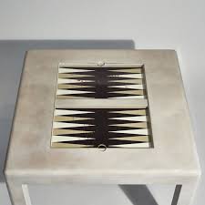 This exquisite karl springer modernist centre or game table is a real beauty. Karl Springer Lacquered Goatskin Backgammon Table Usa 1973 Todd Merrill Studio