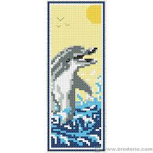 Kit De Marque Pages A Broder Luc Creations Dauphin Animaux De Point De Croix La Maison Du Canevas Idees De Broderie