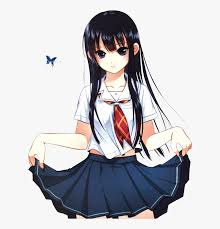 Search, discover and share your favorite black hair gifs. Anime Girl With Black Hair Pictures Images And Photos Cute School Black Hair Anime Girl Hd Png Download Kindpng