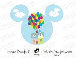 Mickey Disney Up Instant Download Svg Files Disney Up Disney Up House Disney Pixar Up