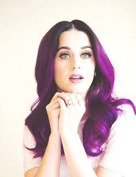 Katy With Purple Hair Katy Perry Hair Katy Perry Hair Color Purple Hair