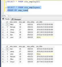 I'm using sql server 2008 r2 express with linq if it makes any difference, sql queries or linq would be. Sql Order By Learn Sorting Results In Asc Desc With 9 Queries