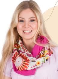 Sunsa Damen Loop Schal. 100% Baumwolle Schlauchschal für Frühlings/Sommer.  Dünn Loopschal mit Blumen Design. Tücher und Schals als Frauen Geschenk :  Amazon.de: Fashion