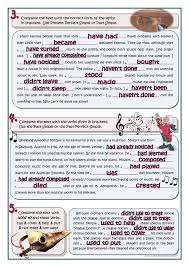 Complete The Story With The Past Simple Or Past Continuous Form Of The Verbs In Brackets Past Tenses Review Past Tense Tenses Tenses English