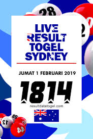 Result Togel Sydney Jumat 1 Februari 2019 Sydney 1 Februari Membaca