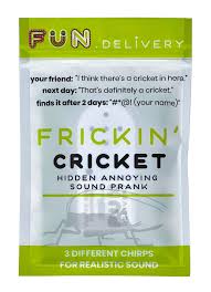Smoke alarms vary in features, primary power source, and sensor type and discrimination capability. Frickin Cricket Hidden Annoying Insect Chirping Prank Sound Fun Delivery
