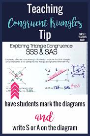 Constructing an inscribed equilateral triangle. 7 Ideas For Teaching Congruent Triangles Mrs E Teaches Math