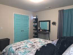 Sherwin Williams Tantalizing Teal Painted Doors For A Tiffany Blue Girls Room Blue Girls Rooms Painted Doors Teal Paint
