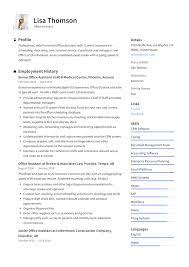 Your resume should clearly communicate to a potential employer that you are able to successfully perform the office assistant job responsibilities outlined in the job specification. Office Assistant Resume Writing Guide 12 Resume Templates 2020