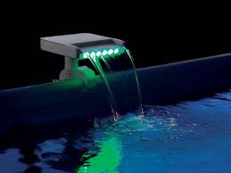 Cascade De Piscine Avec Leds Multicolores Intex