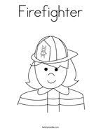 Firefighter coloring pages for preschoolers. Thank You Firefighters Coloring Page Twisty Noodle