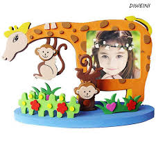 Maybe you would like to learn more about one of these? Cartoon Animal Photo Frames Handmade Diy Eva Foam Picture Frame Kids Puzzle Toys Birthday Gift Party Christmas Halloween Buy At The Price Of 2 61 In Aliexpress Com Imall Com