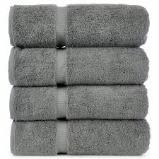 Generously sized 22 x 44 inches bath towel is extra absorbent and practical for quick drying, ample coverage, or comfortable lounging. Modern Black Bath Towels Allmodern