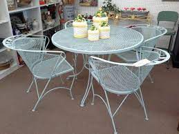 The cheapest offer starts at £10. Vintage 5 Piece Patio Set In Mesa Az 265 Patio Set Vintage Metal Table Patio
