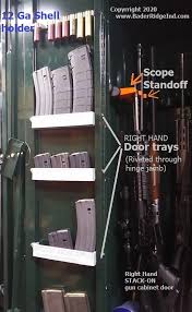 This security cabinet holds up to ten long the door is made of a dual bitten and crucial coded cylinder locking mechanism. 3d Printed Organizers For Stack On Gun Cabinets With Right Handed Doors