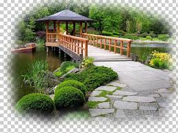 Download all photos and use them even for commercial projects. Landscape Bridges Japanese Garden Landscaping Png Clipart Art Back Garden Backyard Bridges Building Free Png Download