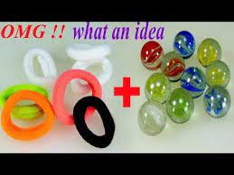 No Sew Easy Diy Multicolored Glitter Foam Sheet Friendship Bracelet Band Bracelet Youtube Rubber Band Crafts Hair Rubber Bands Sewing Easy Diy