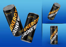 Free Energy Drink Tin Can Mockup Psd Set Free Energy Drinks Energy