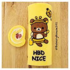 rilakkuma roll cake