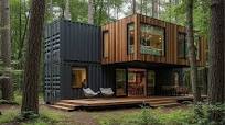 Hidden Forest Container Home: The Ultimate Off-Grid Luxury Escape!