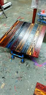 Shou Sugi Ban Coffee Table Wood Finishing Techniques Restoring Old Furniture Shou Sugi Ban