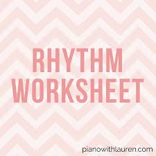 Free Rhythm Worksheet 6 8 And 3 4 Time Signatures
