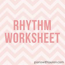 free rhythm worksheet 6 8 and 3 4 time signatures