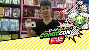 من فين تشتري مانجات واغراض الانمي في السعودية اشترينا تذاكر كوميك كون Youtube