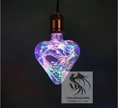 Renkli Dekoratif Led Ampul Panosundaki Pin