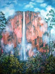 Salto ángel te trae detalles para una ocasión especial!. Salto Angel Painting By Inaki Gurtubay Goicoechea Artmajeur