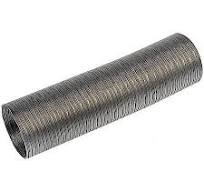 Carburetor Pre-Heater Hose - 2 In. x 18 In. - Aluminum