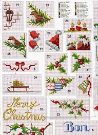 Christmas Miniature Cross Stitch Charts Cross Stitch
