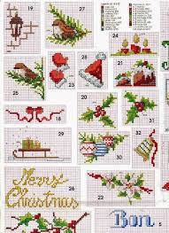 christmas miniature cross stitch charts cross stitch