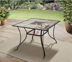 Small Patio Dining Table Only Outdoor Metal Ceramic Tile Top Coffee Square New Metal Outdoor Table Outdoor Dining Table Patio Dining Table