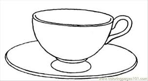 Download teacup coloring page and use any clip art,coloring,png graphics in your website, document or presentation. Cup And Saucer Coloring Page Free Kitchenware Coloring Pages Tea Cup Drawing Free Printable Coloring Pages Coffee Cup Art