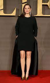 Marion Cotillard In Stella Mccartney Long Sleeve Dress Fashion Dresses
