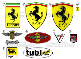 2 x 3d silicone gel stickers decals scuderia ferrari formula 1 logo emblem ks 60. Eurospares Are The Worldwide Number 1 Supplier Of The Complete Range Of New And Used Ferrari Miscellaneous Ferrari Parts Stickers Logo 011
