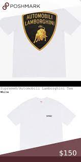 Supreme Automobili Lamborghini T Shirt Supreme Shirt Tee Shirts T Shirt