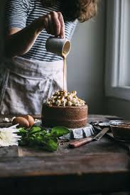 This Gluten Free Chocolate Cake Is Made With Almond Flour And A Butter Based Icing And Is Topped With Pop Gluten Free Chocolate Cake Gluten Free Chocolate Food