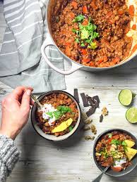 Bean And Buckwheat Chili With Dark Chocolate Heavenlynn Healthy