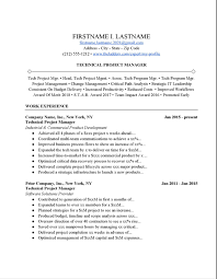 Get inspiration for your resume, use one of our professional templates, and score the job you want. Technical Project Manager Resume Example Free Download