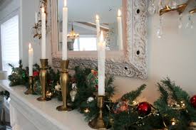 These brass candle holders can be customized too. Christmas Home Tour 2017 Styled With Lace