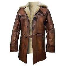 New Tom Hardy Dark Knight Rises Bane Shearling Brown Leather Jacket Coat Roupas Masculinas Estilos De Roupas Masculinas Casacos Masculinos