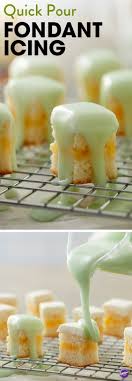 Quick Pour Fondant Icing Rezept Fondant Recipes Poured Fondant Fondant Icing Und Cupcake Cakes