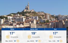 Prévisions météo du mardi 28 avril 2026 à Marseille